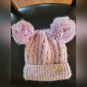 Toddler Double Pom-pom Beanie